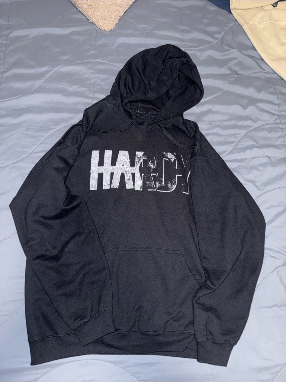 Men's Black Hooded Sweatshirt